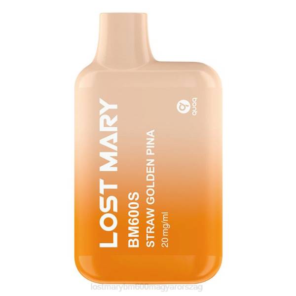 LOST MARY vape elveszett mary bm600s 20mg eldobható vape NFR4170 szalma arany pina