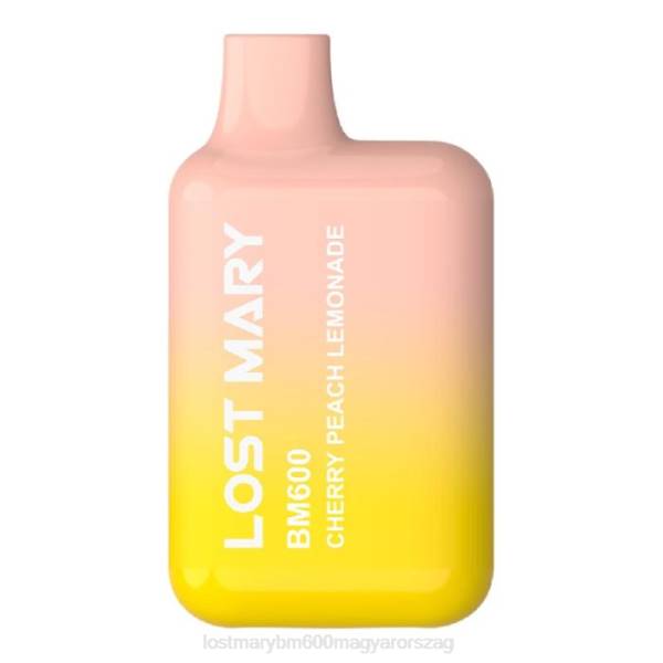 LOST MARY magyarország elveszett Mary bm600 eldobható vape NFR4126 cseresznyebarack limonádé