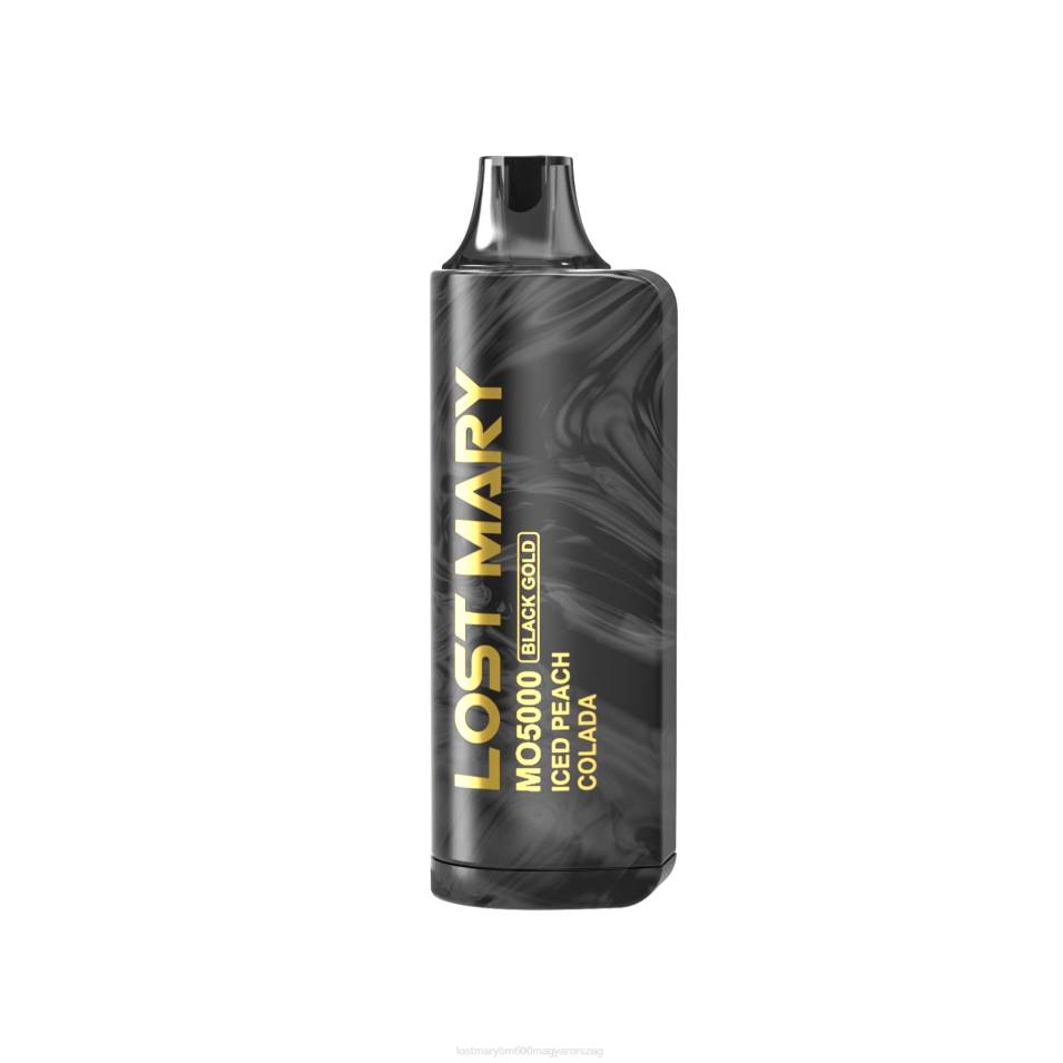 LOST MARY mo5000 fekete arany eldobható 10ml 442H3 jeges barack colada LOST MARY rendelés