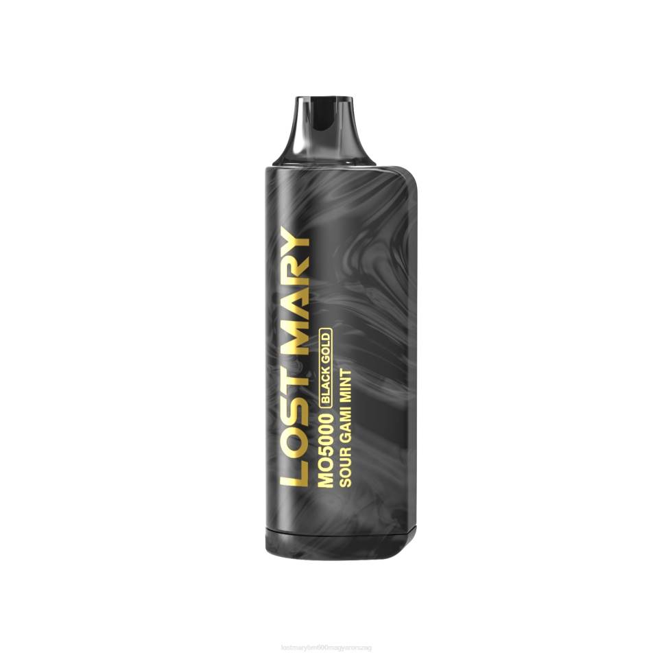 LOST MARY mo5000 fekete arany eldobható 10ml 442H4 savanyú gami menta LOST MARY bm600 magyarország