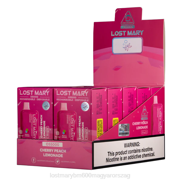 LOST MARY bm600 magyarország elveszett Mary os5000 NFR424 cseresznyebarack limonádé