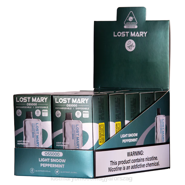 LOST MARY bm600 magyarország elvesztette Mary os5000 csillogását NFR444 könnyű havas borsmenta