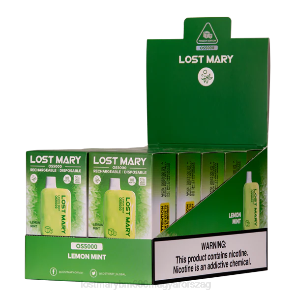 LOST MARY bm 3500 ár elveszett Mary os5000 NFR442 citromos menta