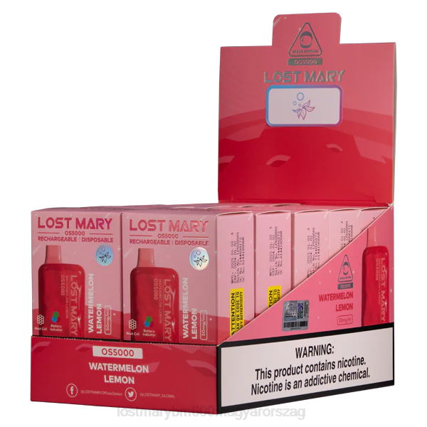 LOST MARY review elveszett Mary os5000 NFR478 görögdinnye citrom
