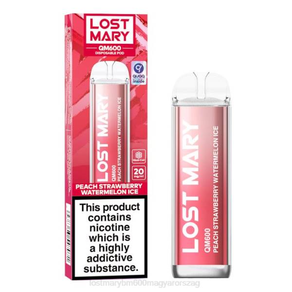 LOST MARY magyarország elveszett mary qm600 eldobható vape NFR4166 őszibarack eper görögdinnye