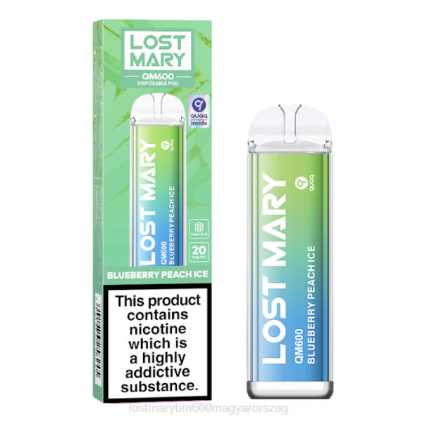 LOST MARY ár elveszett mary qm600 eldobható vape NFR4161 áfonyás barack jég