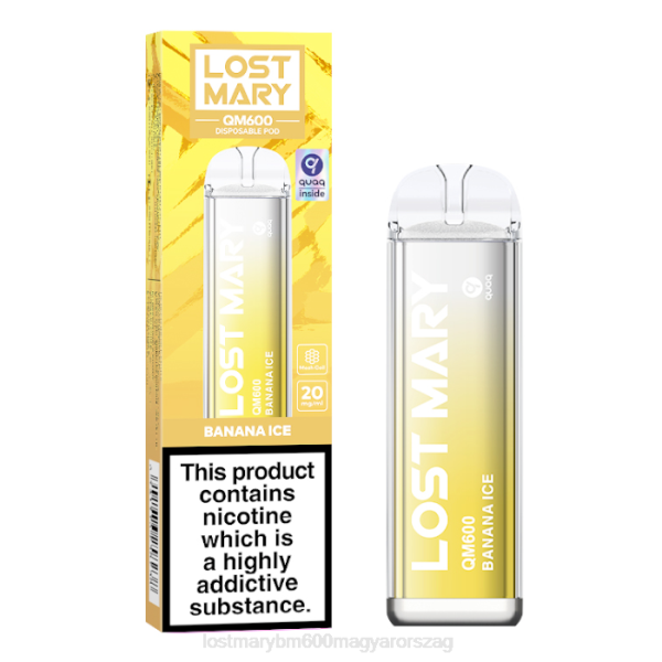 LOST MARY vape 3500 magyarország elveszett mary qm600 eldobható vape NFR4167 banán jég