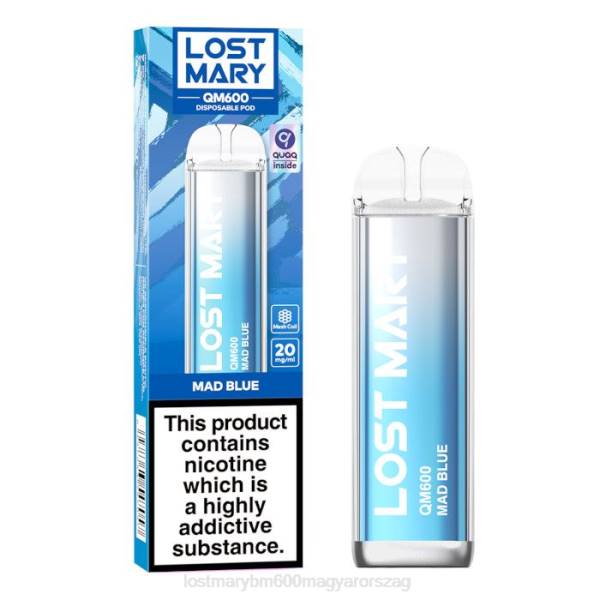 LOST MARY vape elveszett mary qm600 eldobható vape NFR4160 őrült kék