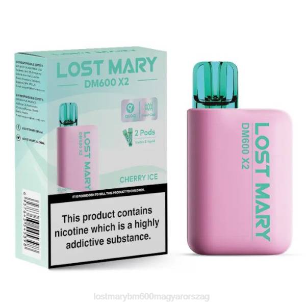 LOST MARY rendelés elveszett mary dm600 x2 eldobható vape NFR4203 cseresznye jég